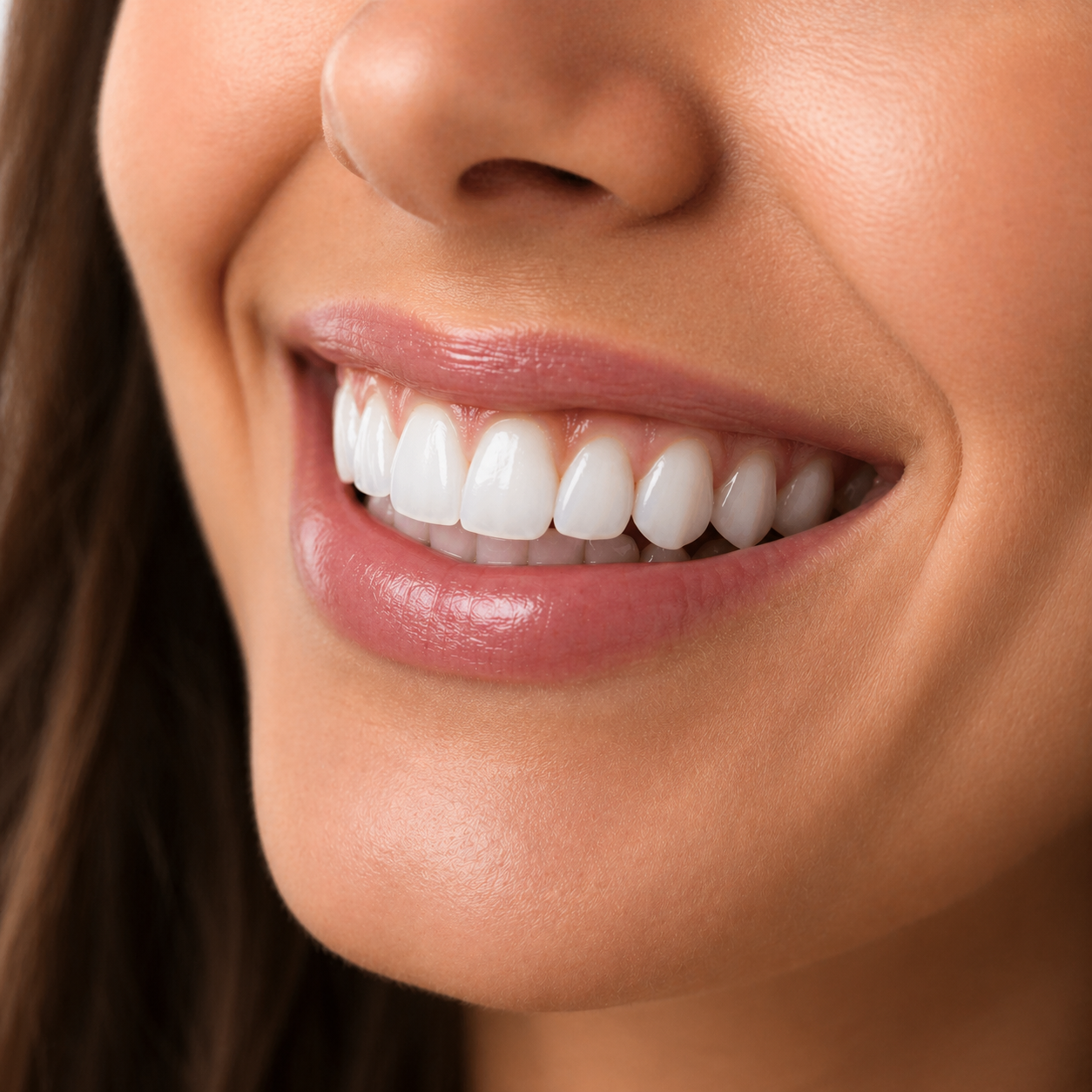 Woman smiling at an angle